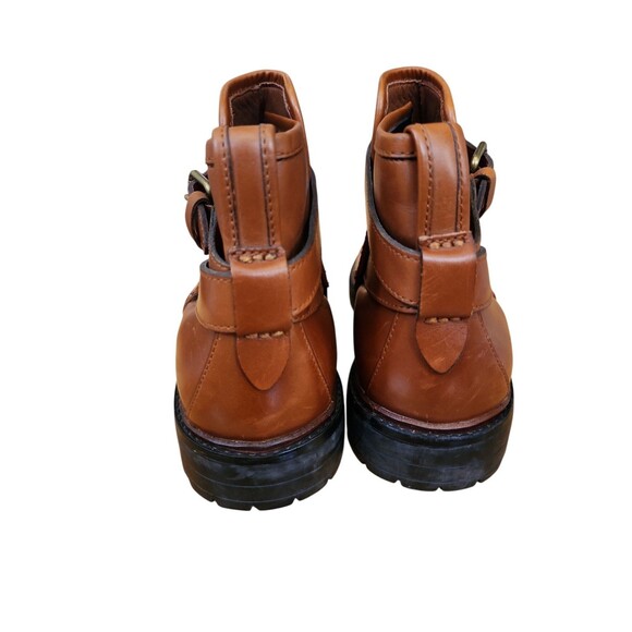 Coach Bryce Camel Brown Jodphur Ankle Boots Mens 8D Old Money Preppy Equestrian - Picture 4 of 8